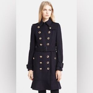 Burberry Littleton wool trench coat